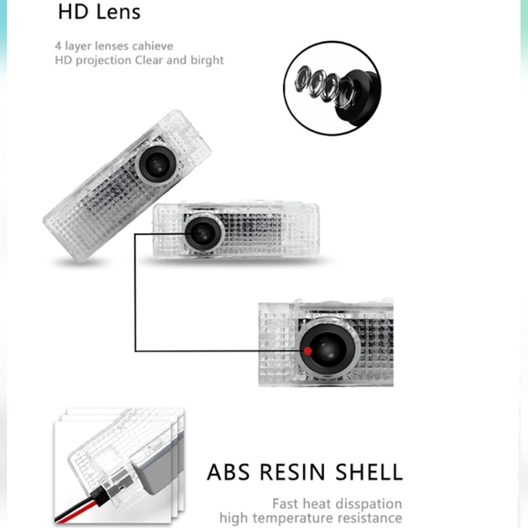 2 BMW X5 car door projector lights - Picture 4 of 4